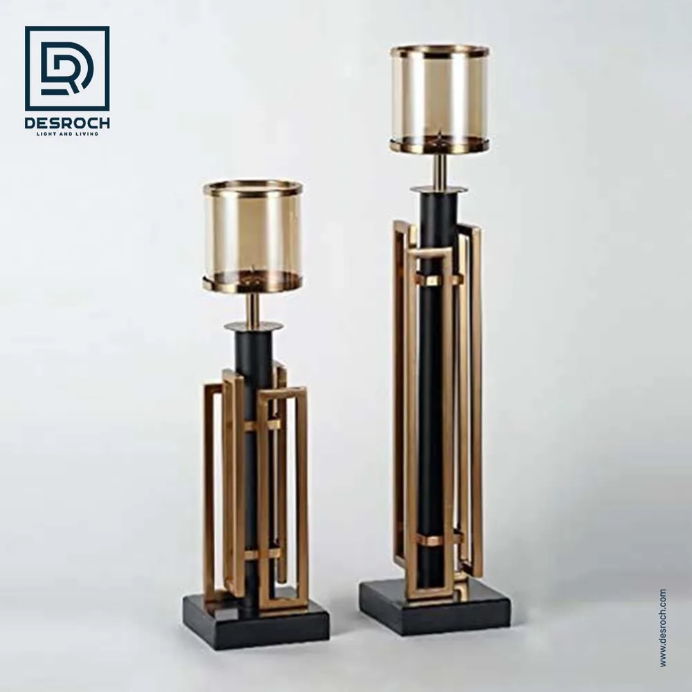 DESROCH DECOR KYLE MODERNO CANDLE HOLDER