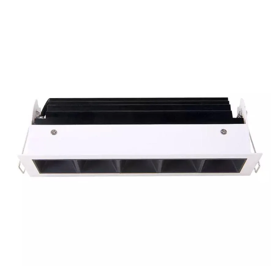 LUMIBRIGHT STRIDE 5x2.5W 4000K BLACK WITH SAND SPOT LIGHT IP20