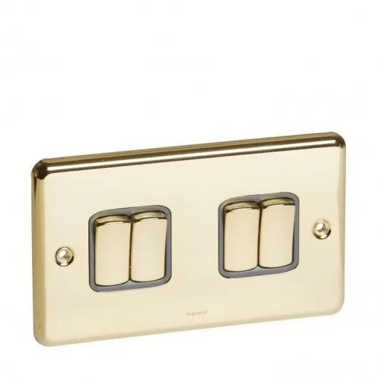 LEGRAND 10 AX SWT 4X2 WAY GOLD