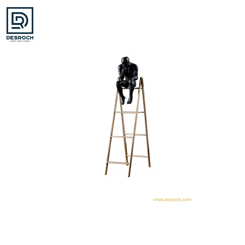 DESROCH DECOR ADONIS THINKER MAN FIGURINES