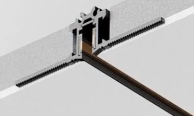 LUMIBRIGHT SLIMPSY 70x15xL1000MM TRIMLESS RECESSED TRACK