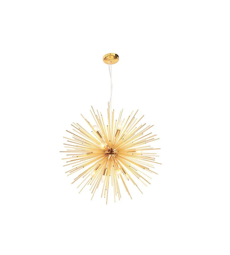 LUMILUCE AMERICANO BLEMIN E27 GOLDEN SUSPENDED LAMP