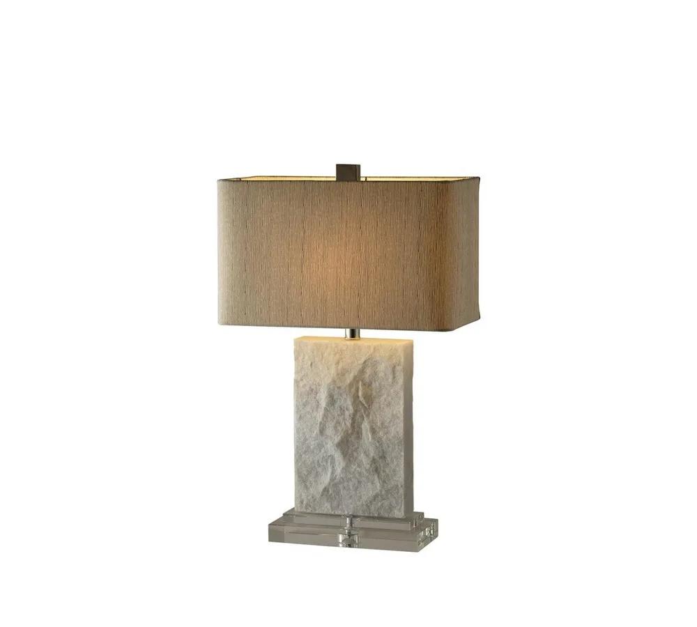 DESROCH DECORATIVE TABLE LAMP MARWELL ELECTROPLATED GOLD TABLE LAMP