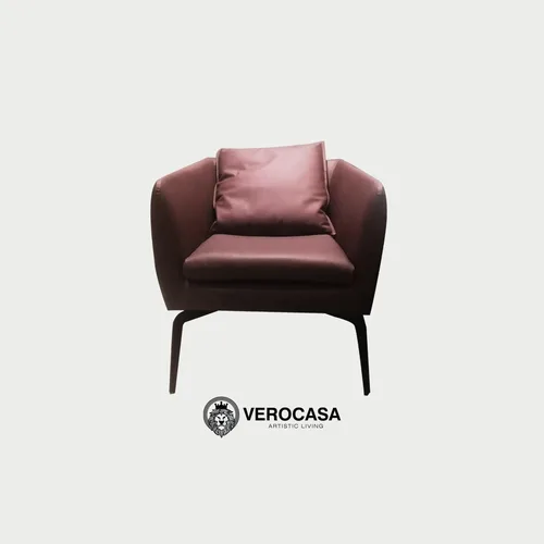 VEROCASA LIVING LUXURY ISABELLA LEATHER SOFA SMALL