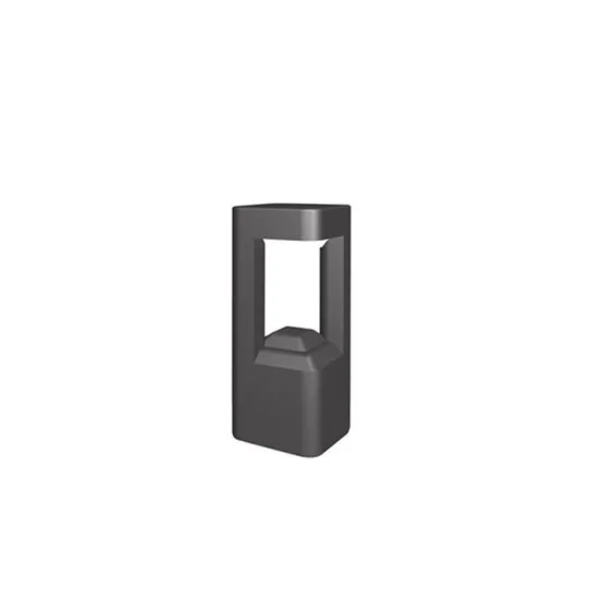 LUMIBRIGHT ELSIE 6W 5000K MATT DARK GREY BOLLARD LIGHT IP54