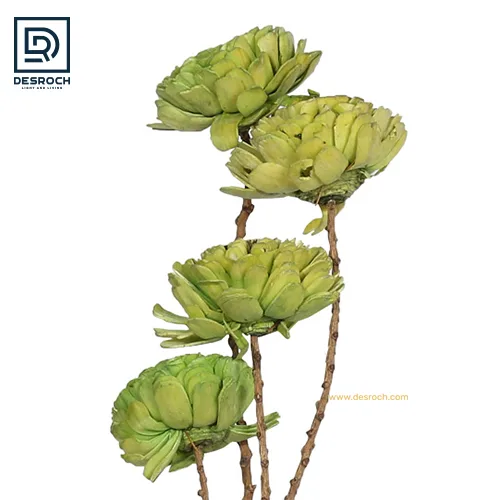 DESROCH DECOR GREEN SHOLA WATER  FLORALS