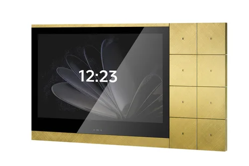LEXA LEX-ARCHAIC SERIES 325MM*188MM*12MM GOLDEN 10 INCH AND 4 FOLDS WITH 8 BUTTONS TOUCH PANEL