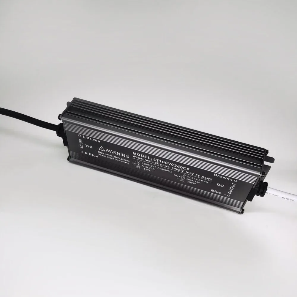 LUMITRONIX 100W 191X60X28MM IP67 24V CONSTANT VOLTAGE DRIVER LT100V0240HKWS.CF