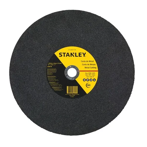STANLEY 355 X 3 X 25.4 METAL CUTTING WHEEL T41 72M/S