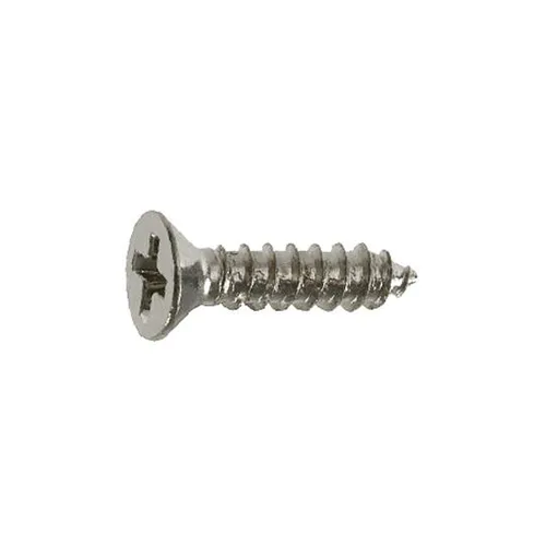 TUFFIX SELF TAPPING SCREWS CSK HEAD NICKLE PLATED #8X1-1/2" (PACK OF 450 PCS)